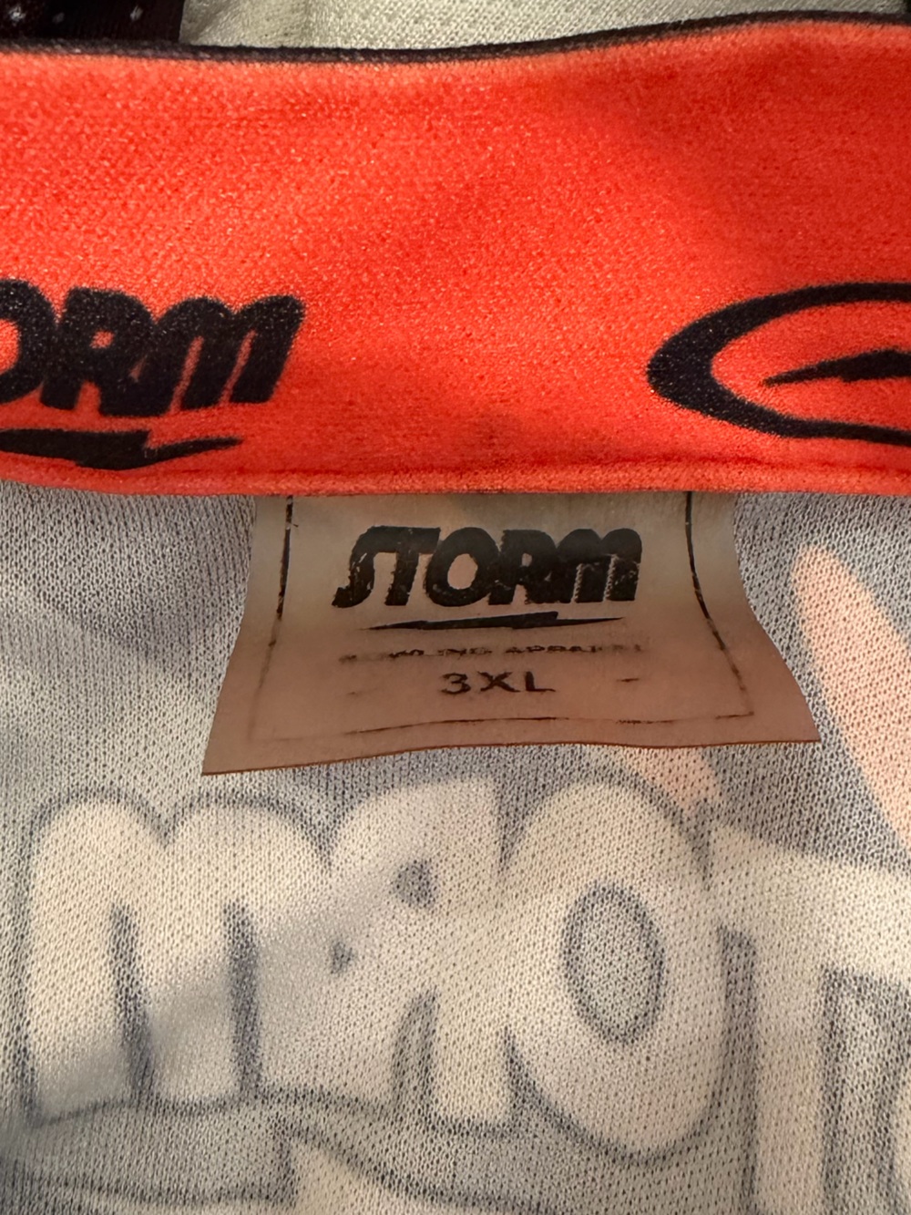 Bowling *STORM* moisture wicking men’s lightweight jersey shirt - 3XL - perfect! - Picture 3 of 3